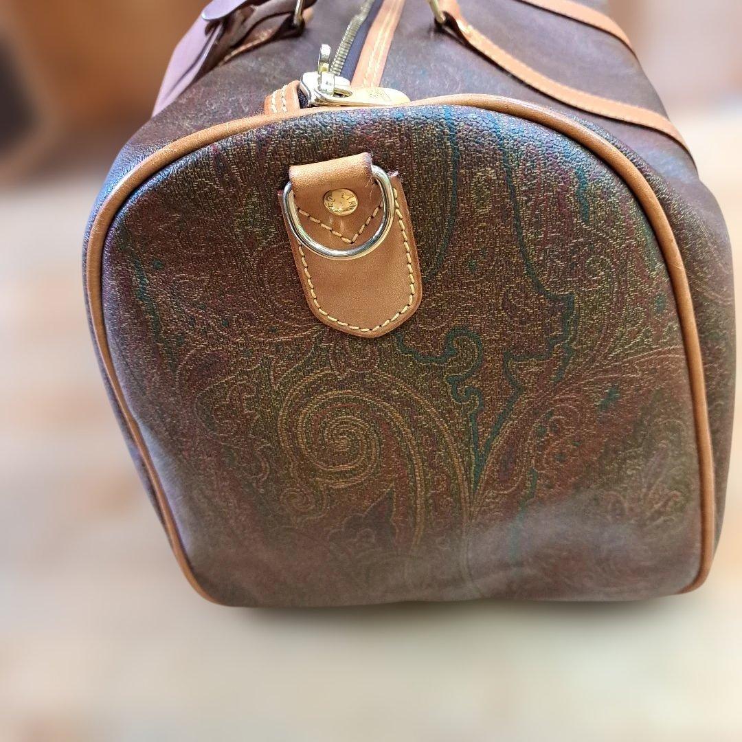 美品エトロ ボストンバッグ　ペイズリー柄