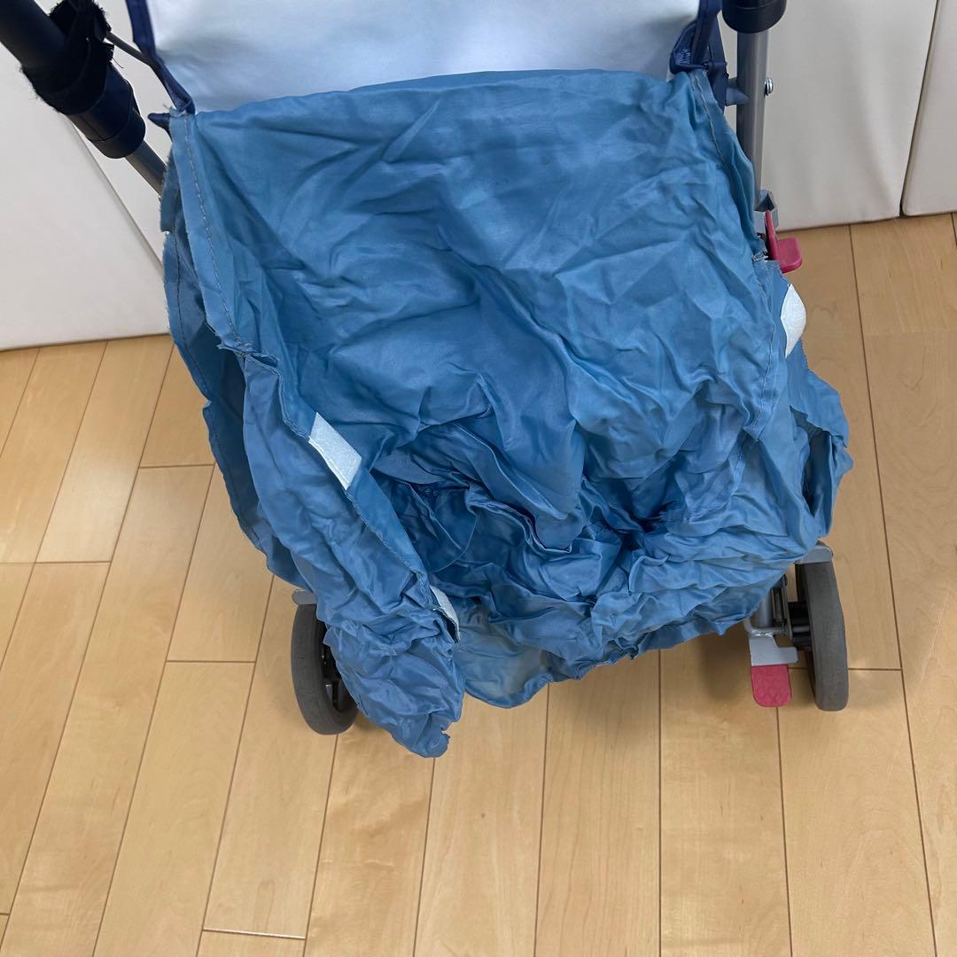 島制作所　シルバーカー　ハーモニーDX レインカバー　折りたたみ式　腰掛け