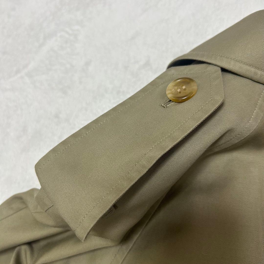 美品　着丈114 バーバリー　メンズ　ライナー付ベルト　比翼ロングトレンチコート