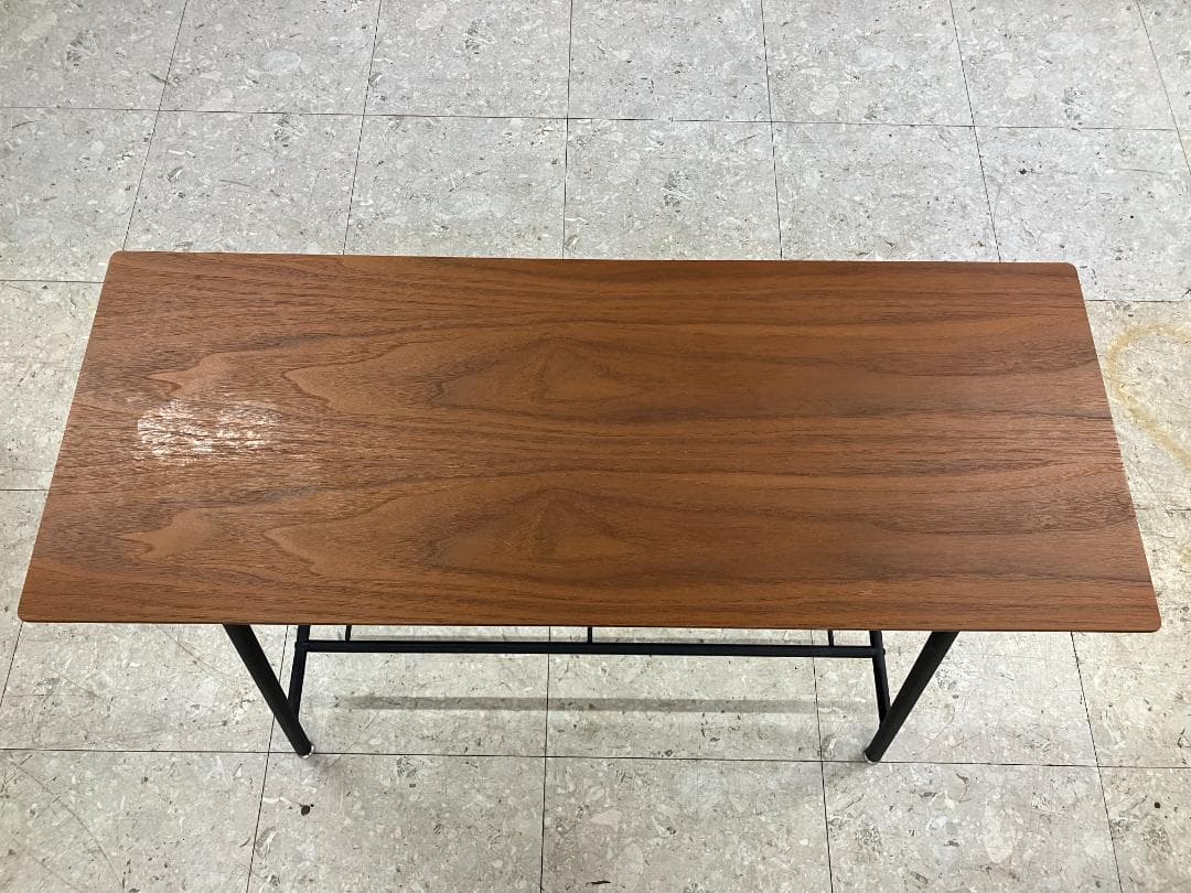 カウンターテーブルセット イス×2 ブラウン