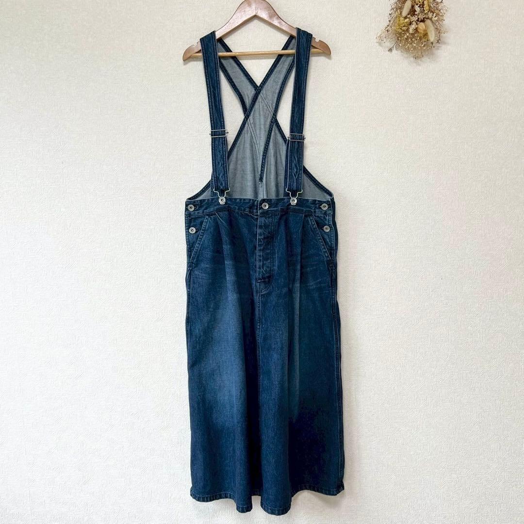 Veritecoeur デニムジャンパースカートサロペットスカート ブリーチ