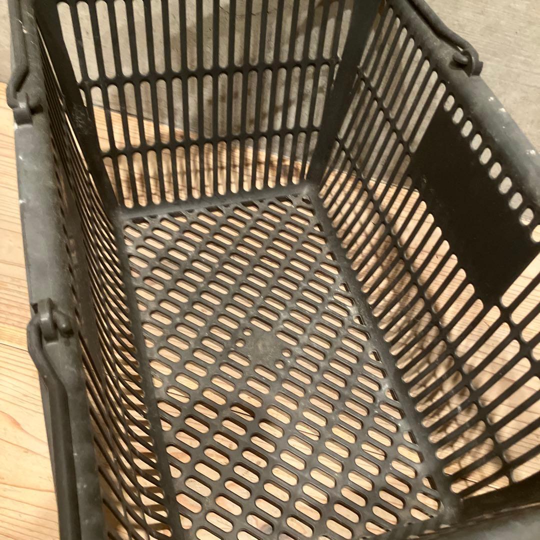 昭和レトロ　ダイエー＆グルメシティ　買い物かご　三個　収納　かご　店舗