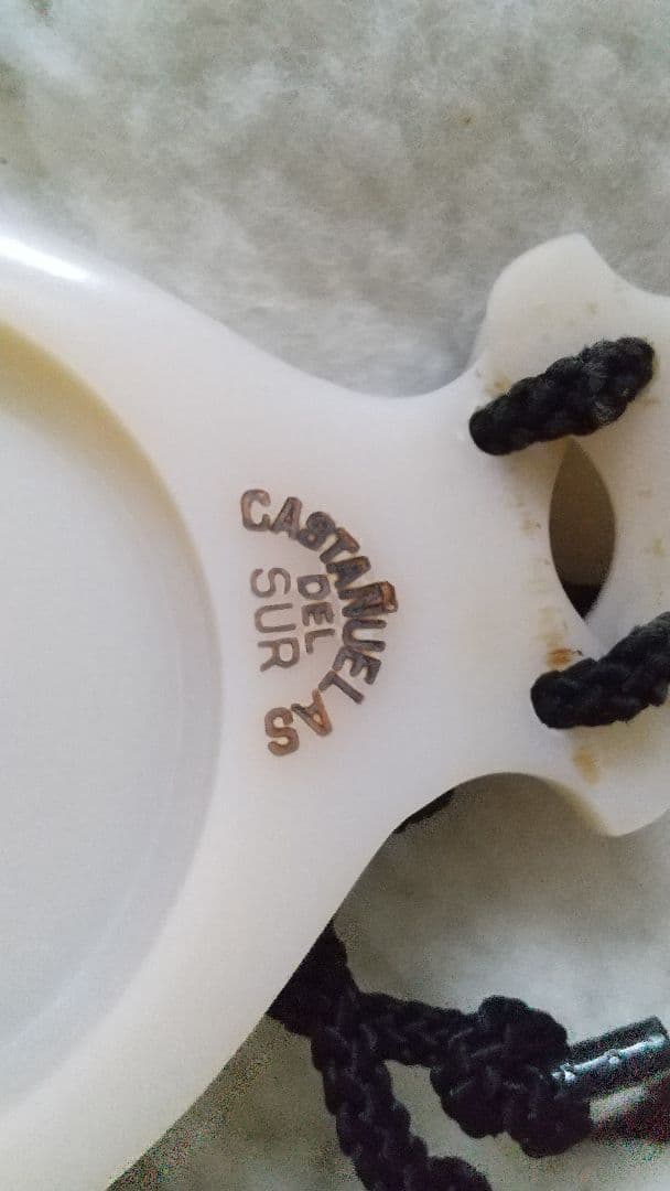 フラメンコカスタネット 白 打楽器 カスタネット