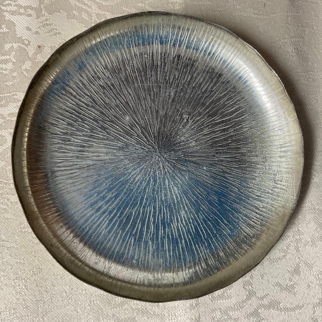 銀製　大阪尚美堂造　約10cmプレート6枚セット