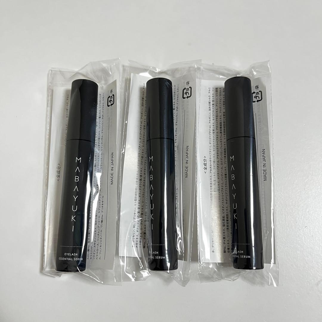 新品　マバユキ　まつ毛美容液　3本セット