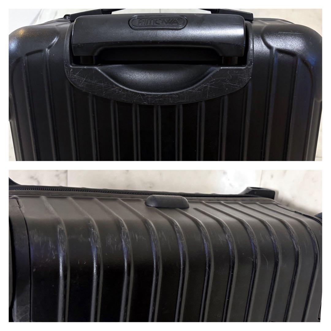 RIMOWAリモワサルサ キャリーケース 2輪 マットブラック ビジネス 旅行