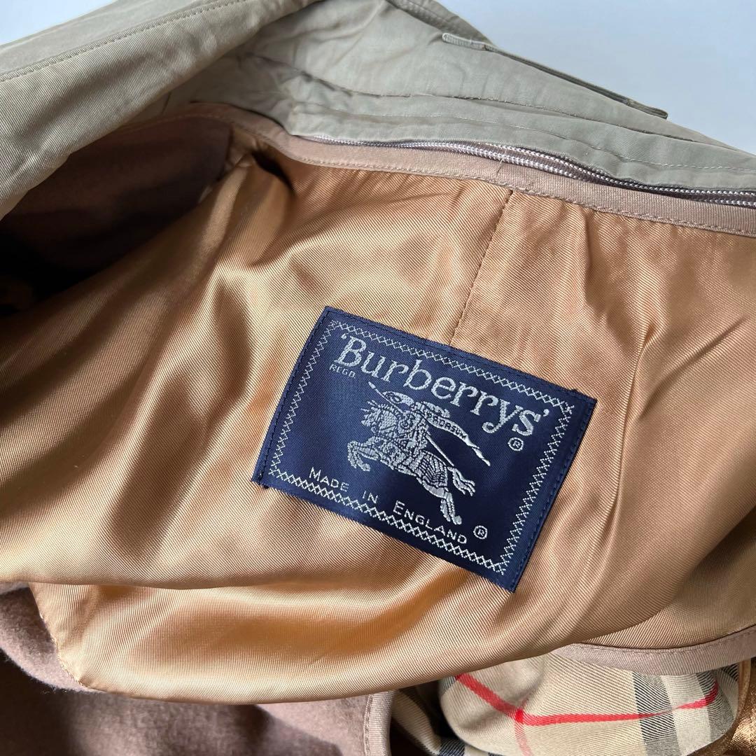 【ヴィンテージ】Burberryトレンチコート ライナー付き イギリス製