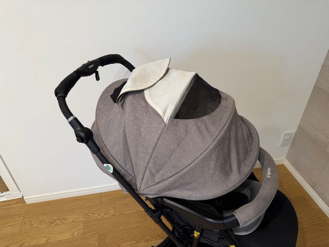 純正レインカバー付き◆ピジョン ベビーカー ランフィリノン6 RB2L