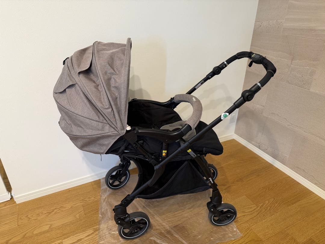 純正レインカバー付き◆ピジョン ベビーカー ランフィリノン6 RB2L