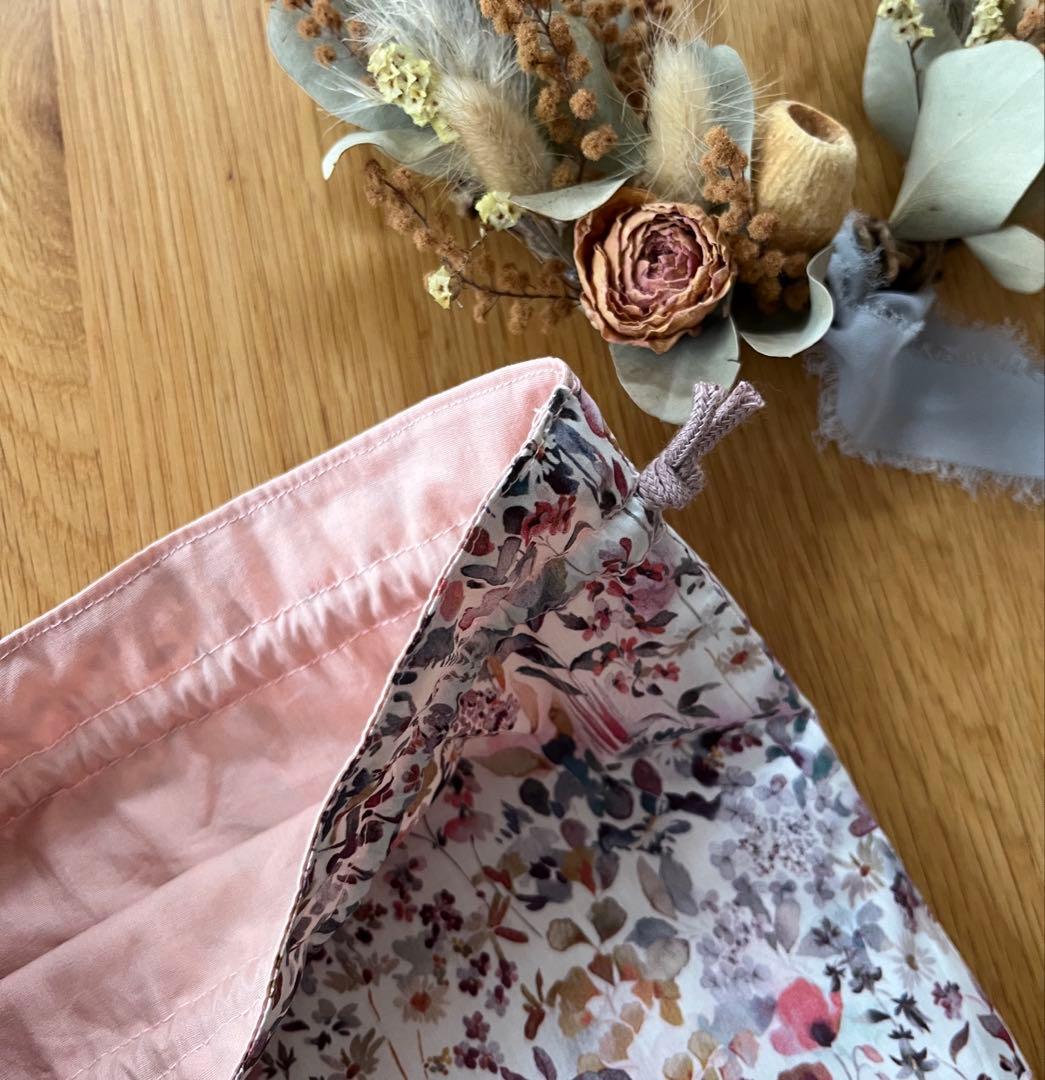 rin＊リバティ生地使用＊フェルダ＊巾着セット