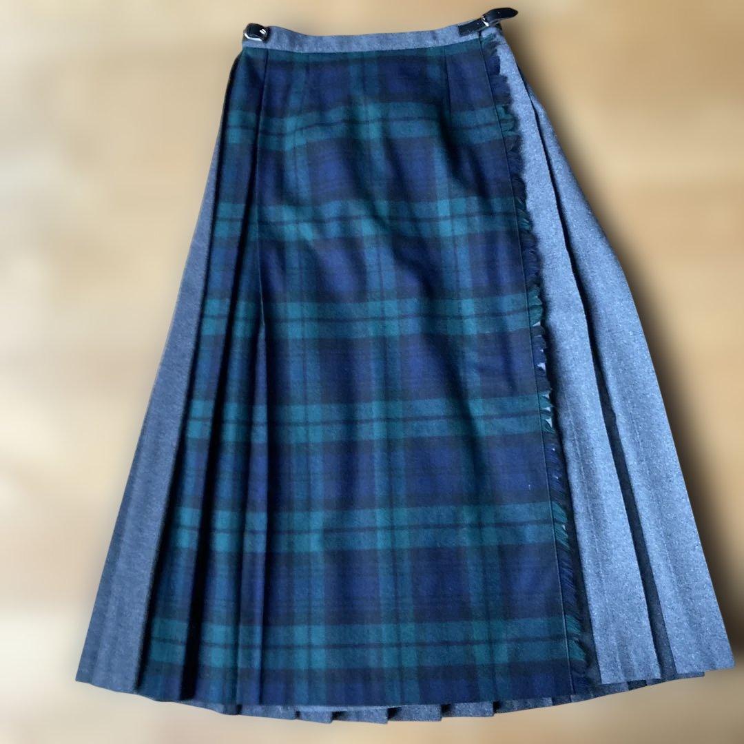 O'NEIL OF DUBLIN オニールオブダブリン ロングプリーツスカート