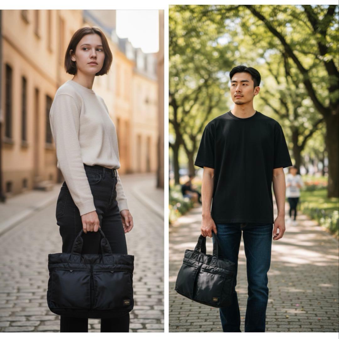 極美品✨ポーター タンカー　トートバッグ　Sサイズ　ブラックPORTER