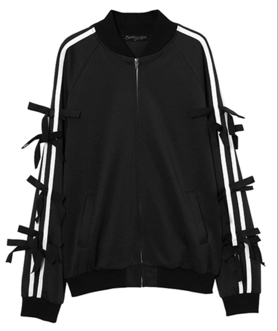 トップス Candy Stripper RIBBON JERSEY BLOUSON