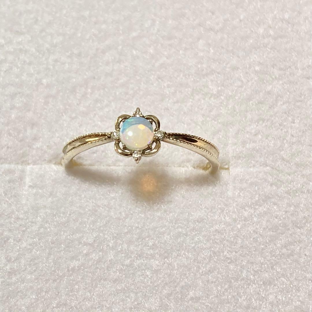 Jewel Closet｜K10 オパール リング｜13号