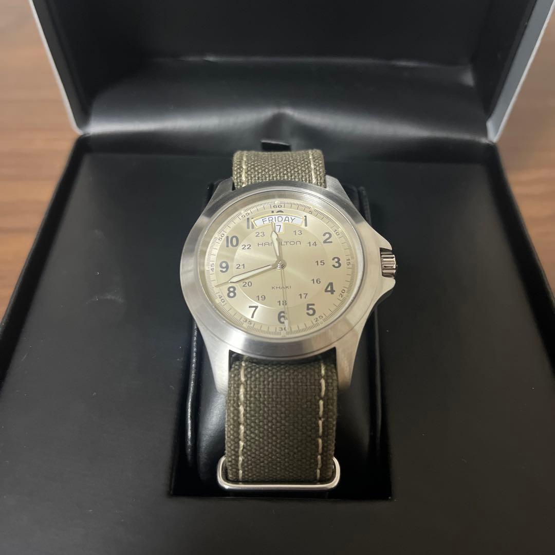 【美品】HAMILTON 時計用ボックス 取扱説明書付き