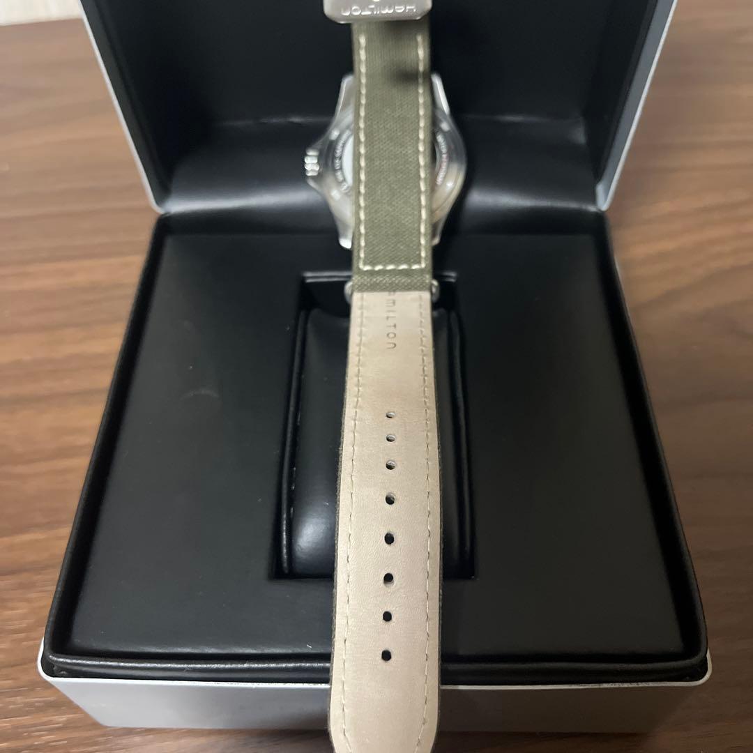 【美品】HAMILTON 時計用ボックス 取扱説明書付き