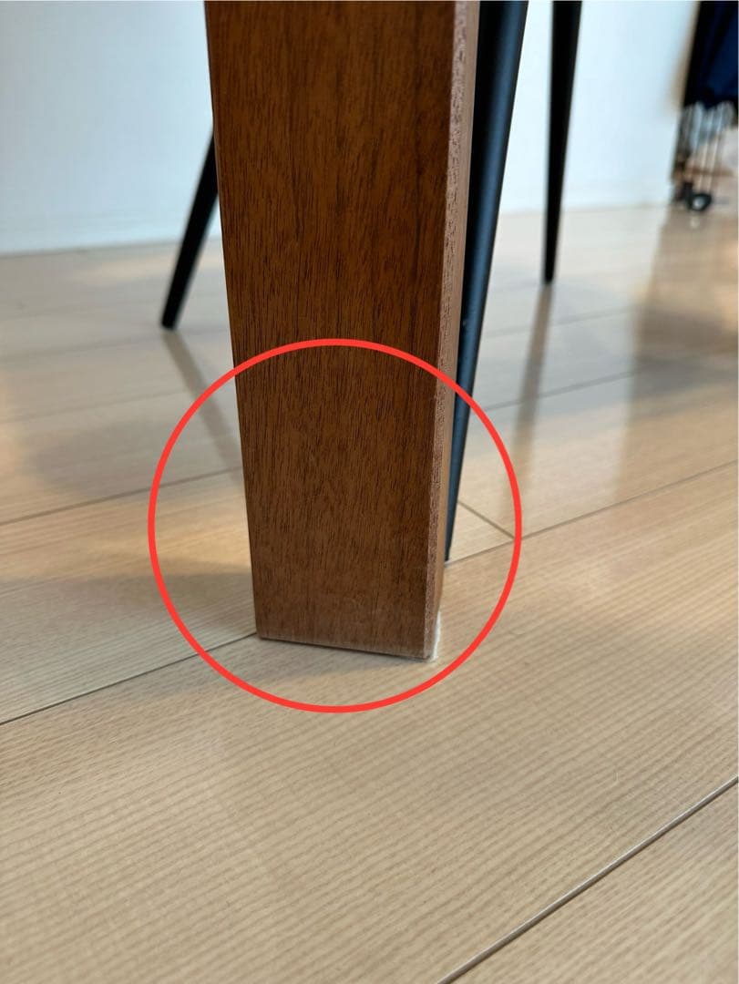 【引き取り】BRUNCH 中目黒 無垢材ガラスダイニングテーブル ウォールナット