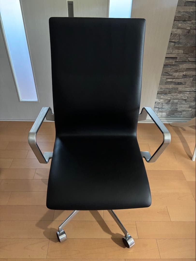 フリッツハンセン オックスフォードチェア　ブラック本革