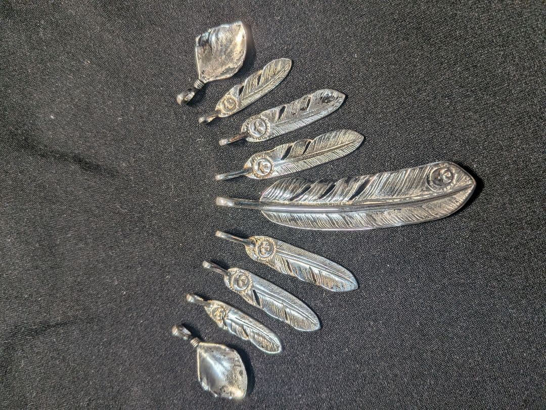 【 LE】特大フェザー　フェザー大中小　ハートフェザー　セット