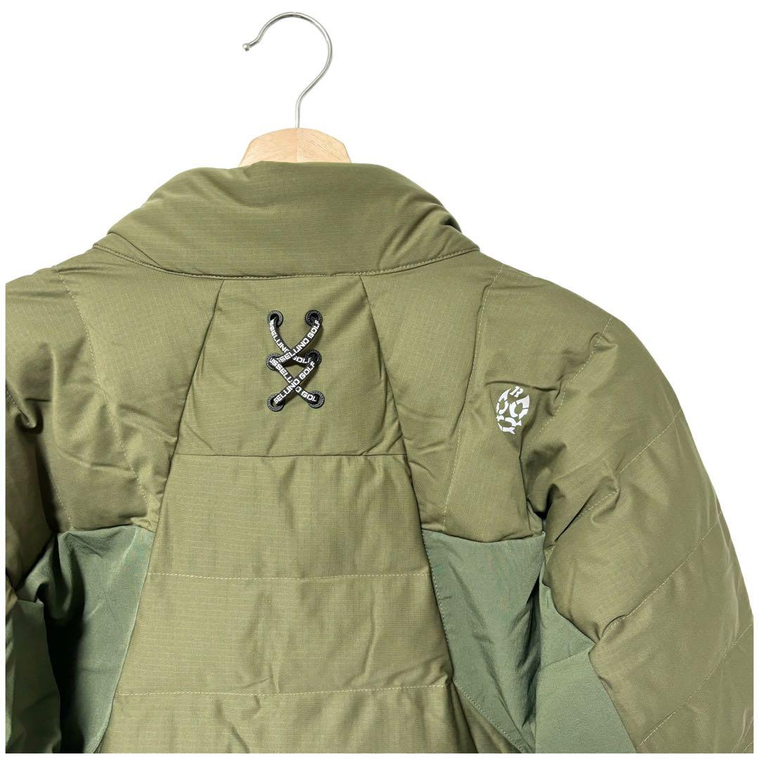 新品 ラッセルノ ゴルフ パデッド ジャケット カーキ　中綿 L 5