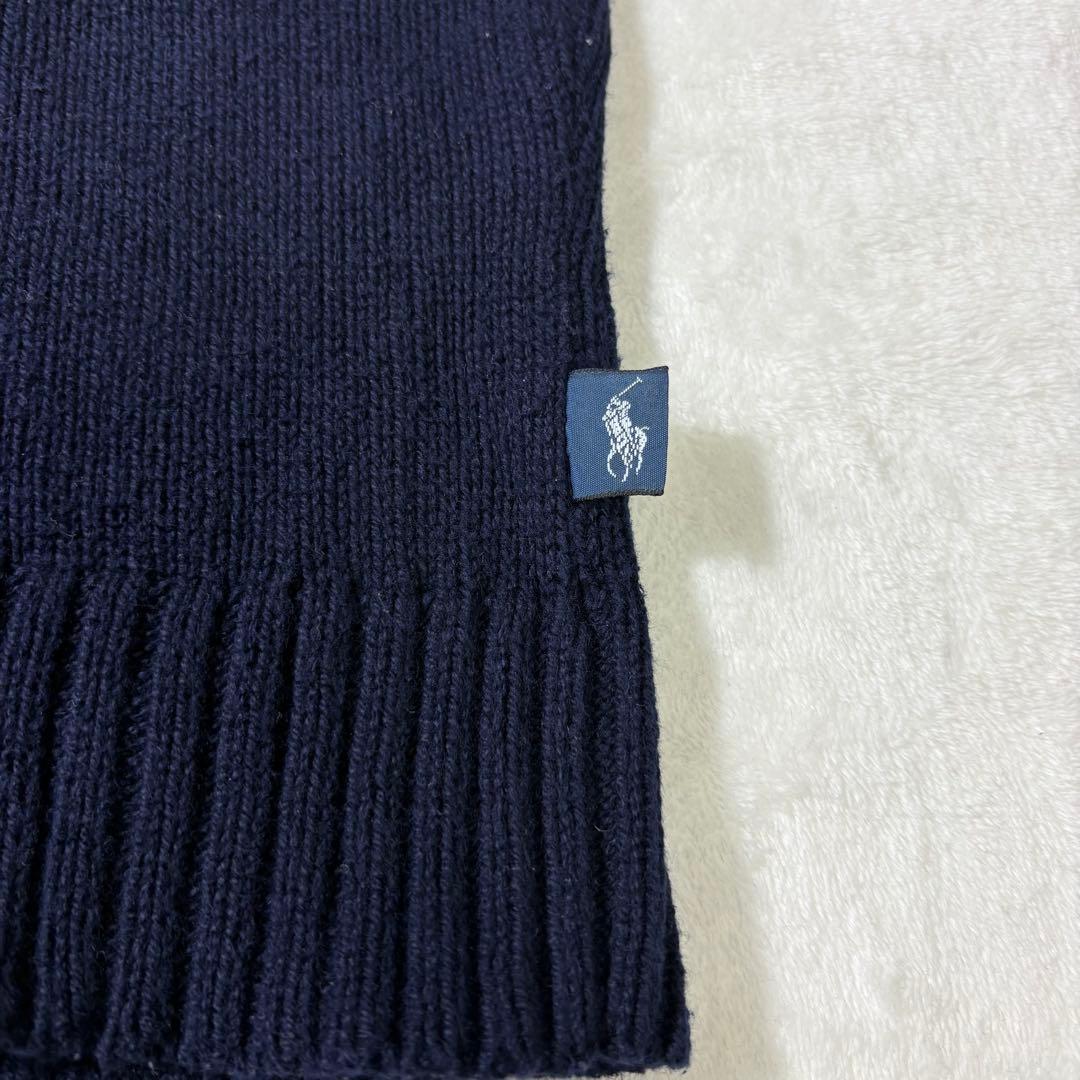 【USA製】ポロラルフローレン　星条旗　コットン　ニット　セーター