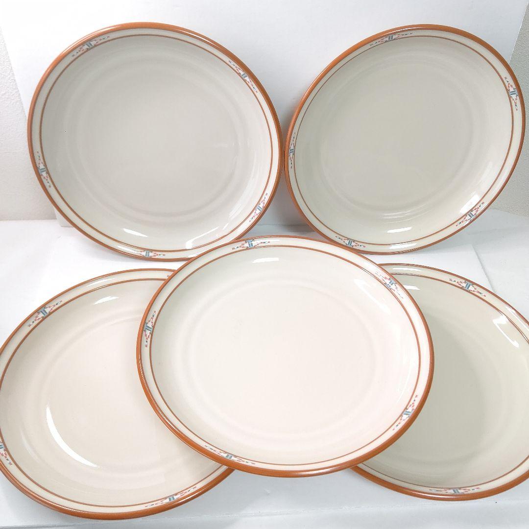 ノリタケ　ストーンウェア　ボルダーリッジⅡ 8699　プレート　皿　5枚　極美品