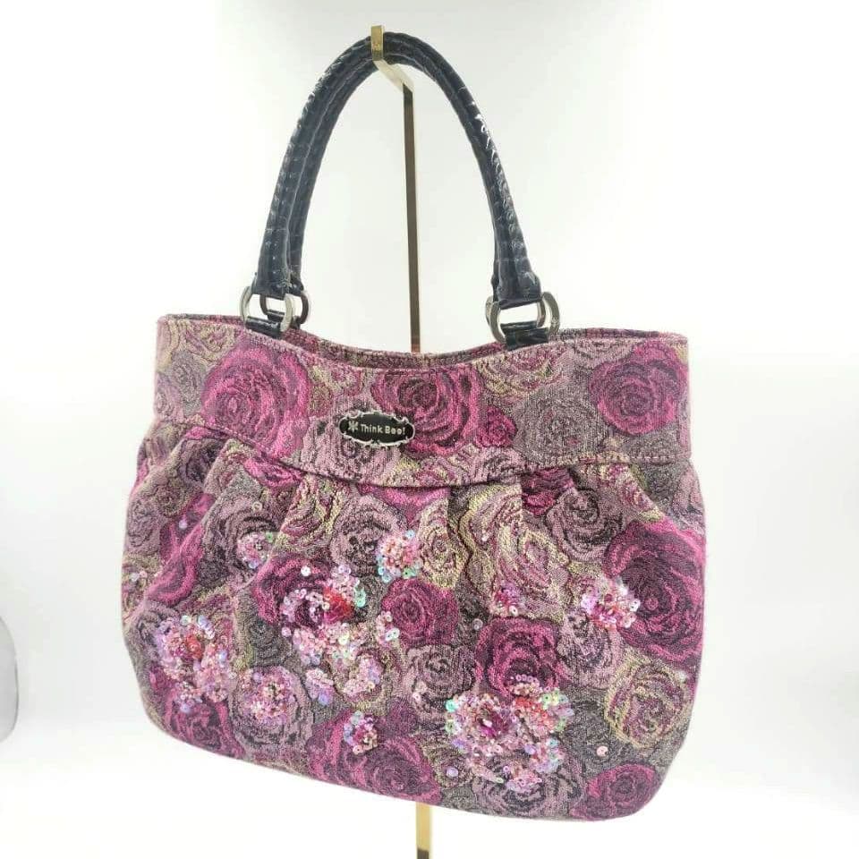Think Bee! シンクビー ネバーエンディング ピンクローズ トートバッグ