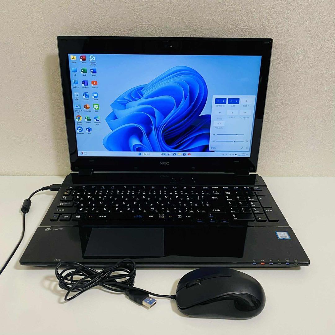 Y990 NECノートパソコンSSD高速 WEBカメラWindows11オフィス