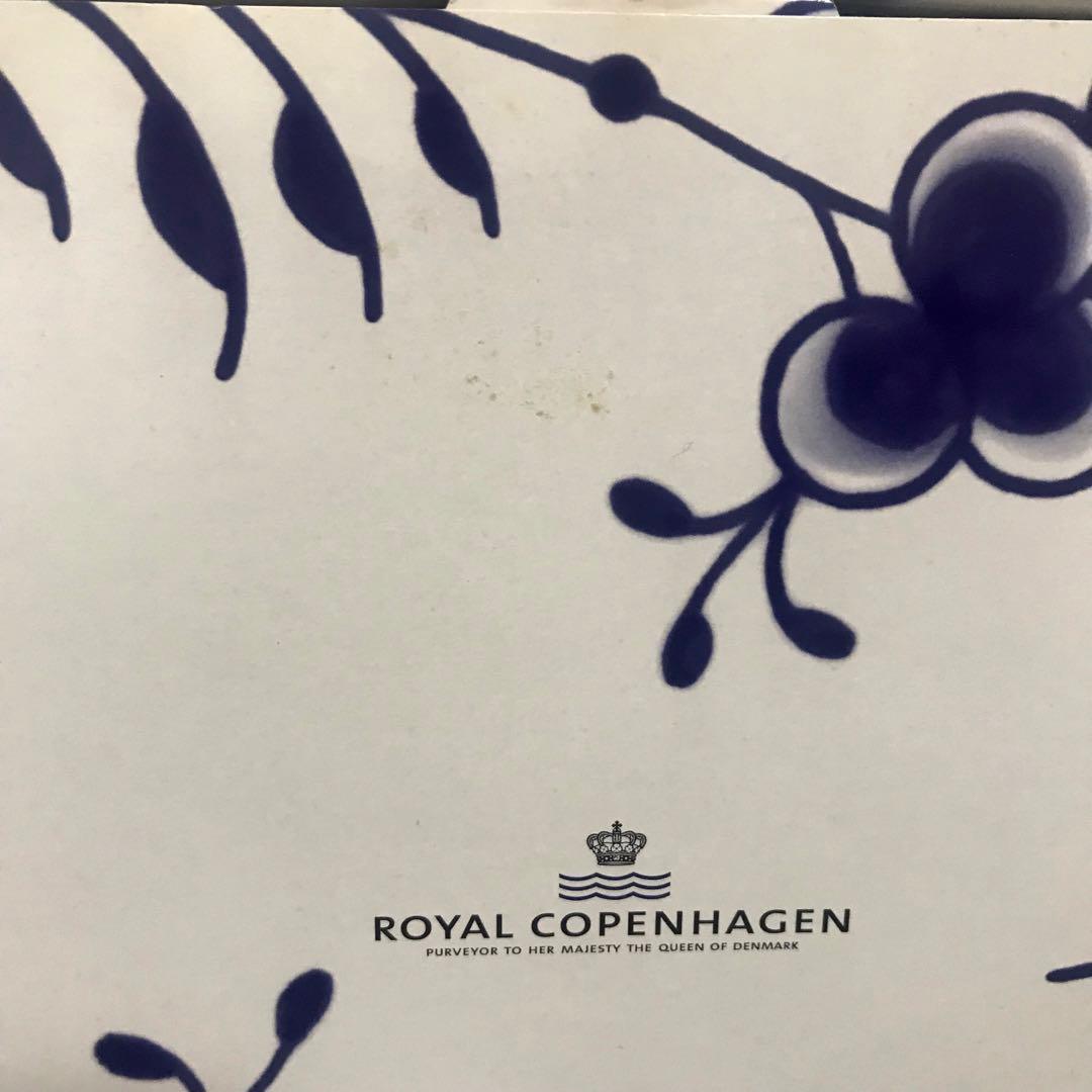 ロイヤルコペンハーゲン　ブルーフルーテッド　プレート２枚セット