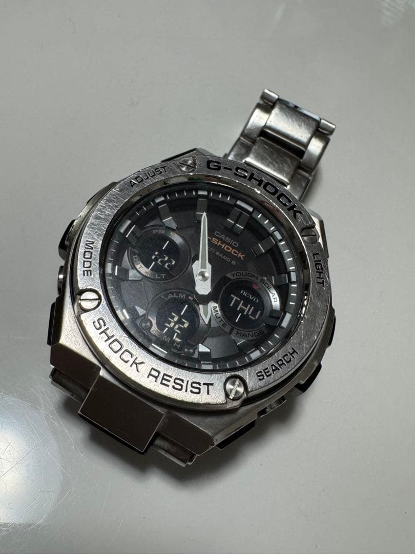 G-SHOCK GST-W110D-1AJF電波 メタルバンド 腕時計 追記あり