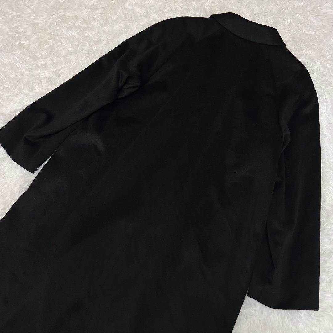 美品　mia carna カシミヤ100% ロングコート　黒　ミアカーナ