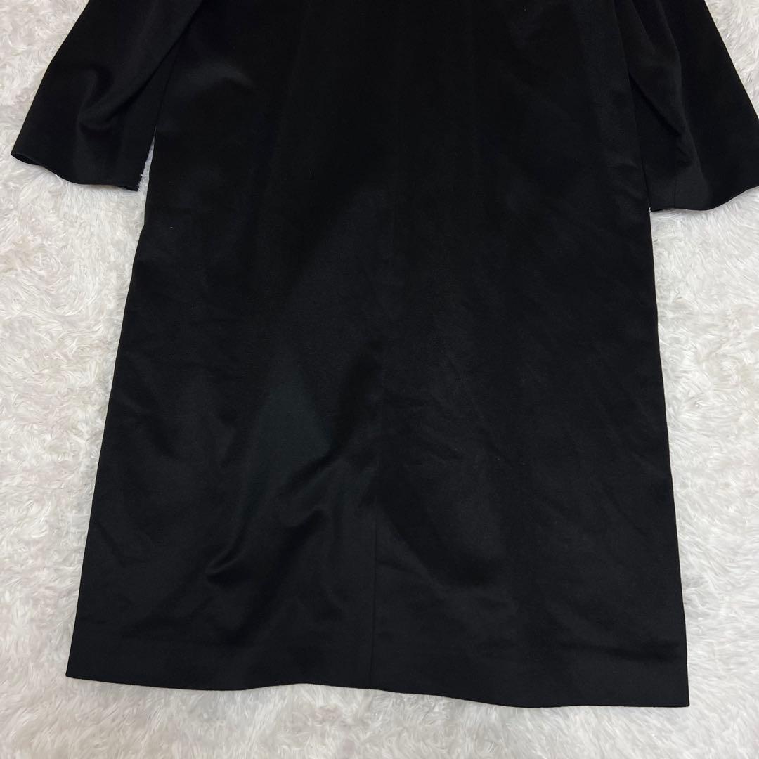 美品　mia carna カシミヤ100% ロングコート　黒　ミアカーナ