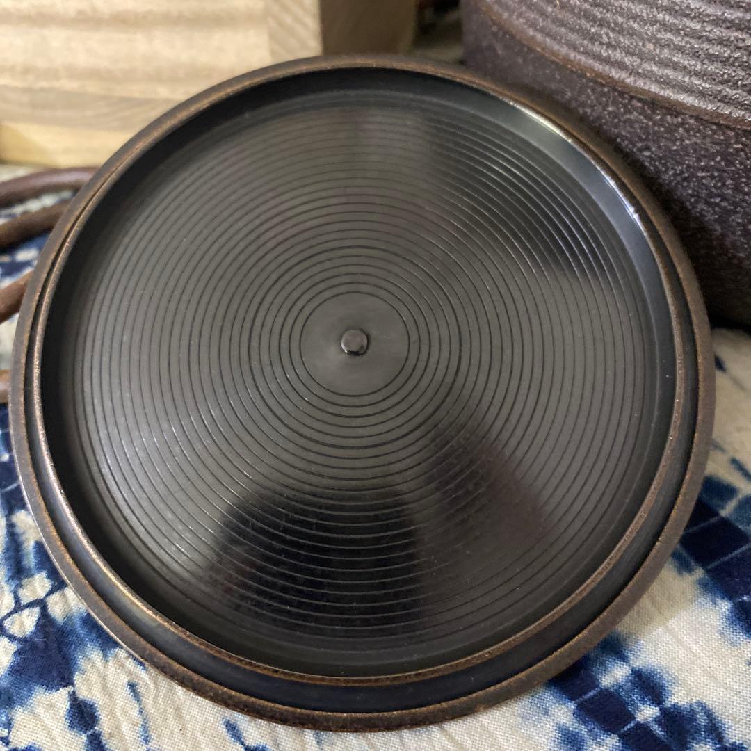 人間国宝　高橋敬典　糸目筒釜　茶道具