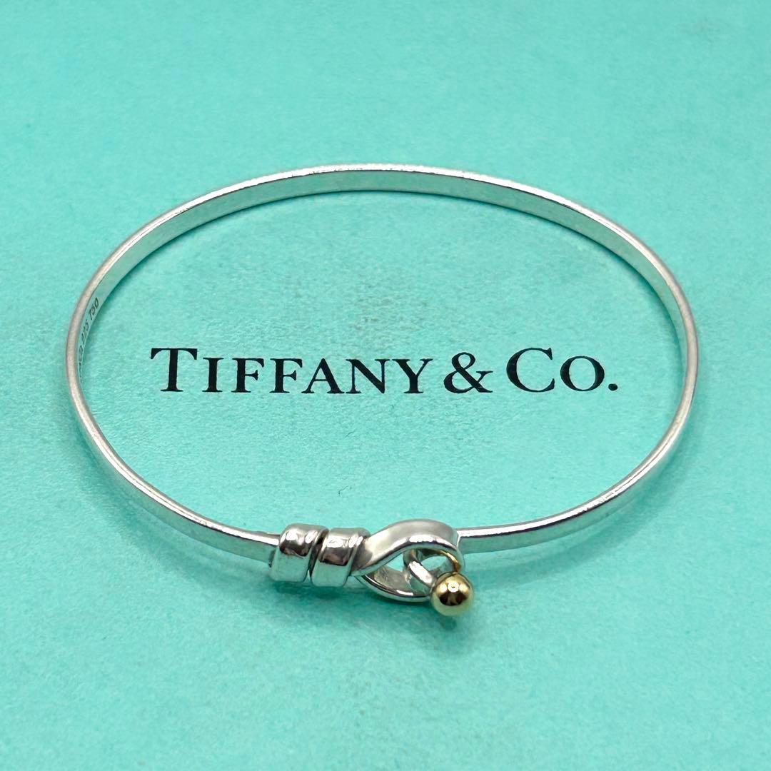 ティファニー　フック＆アイ　ブレスレット　シルバー　コンビ　925 750