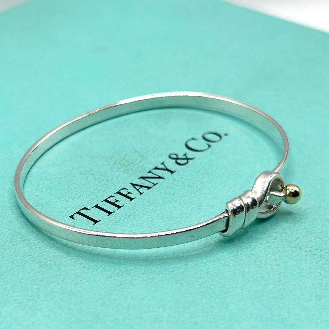 ティファニー　フック＆アイ　ブレスレット　シルバー　コンビ　925 750