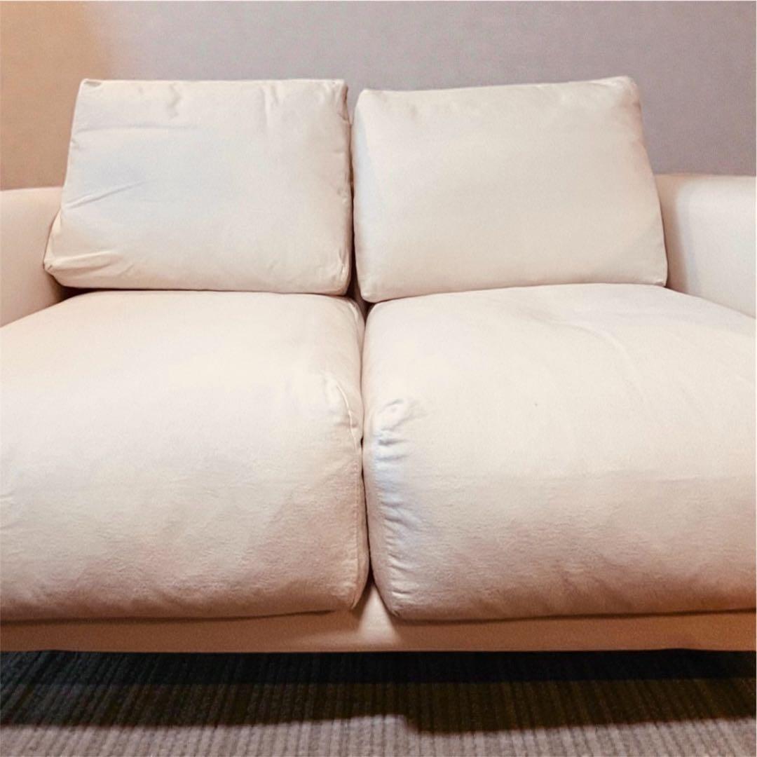 ⭐️ほぼ新品⭐️無印良品⭐️ソファ⭐️２シーター・フェザー・ポケットコイル⭐️未使用展示品