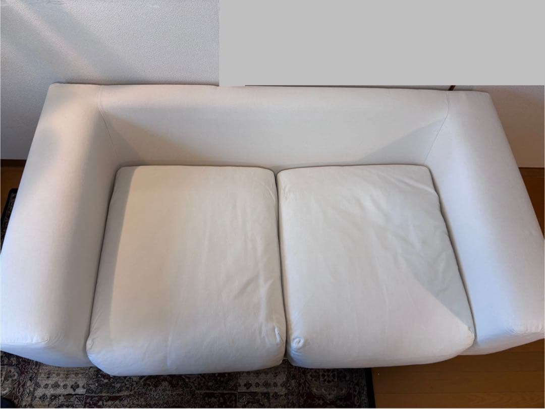 ⭐️ほぼ新品⭐️無印良品⭐️ソファ⭐️２シーター・フェザー・ポケットコイル⭐️未使用展示品