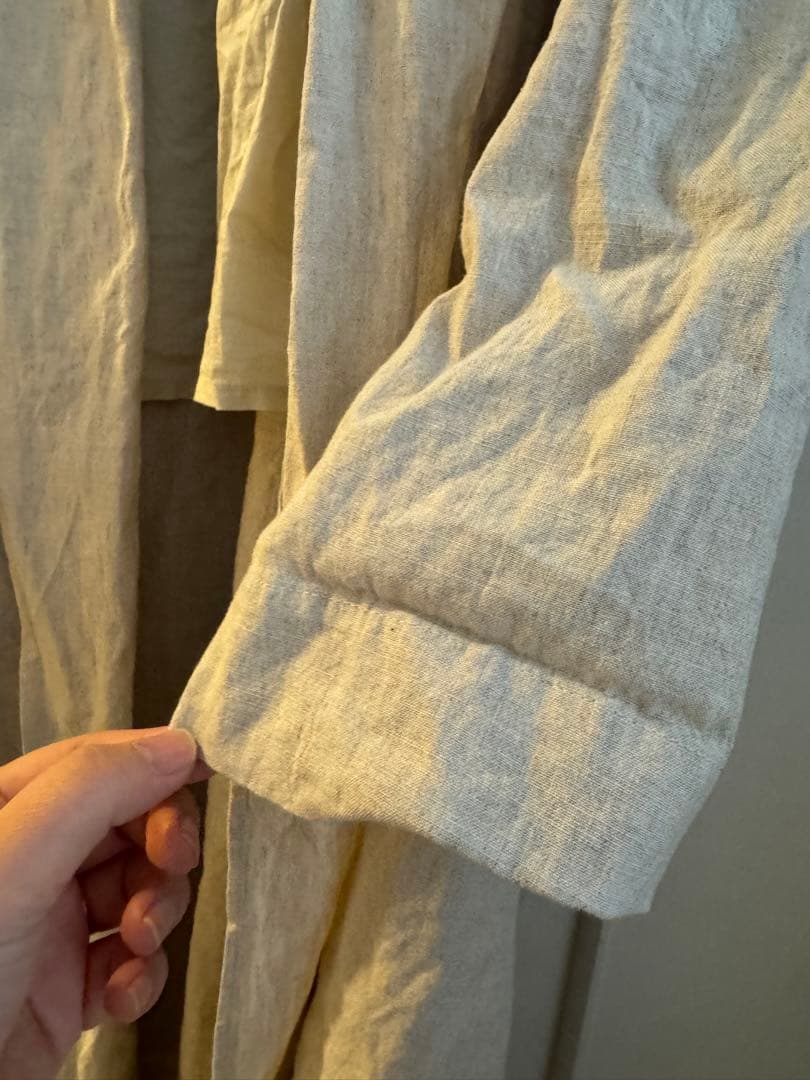 くらすこと　リネンコットンのローブコード