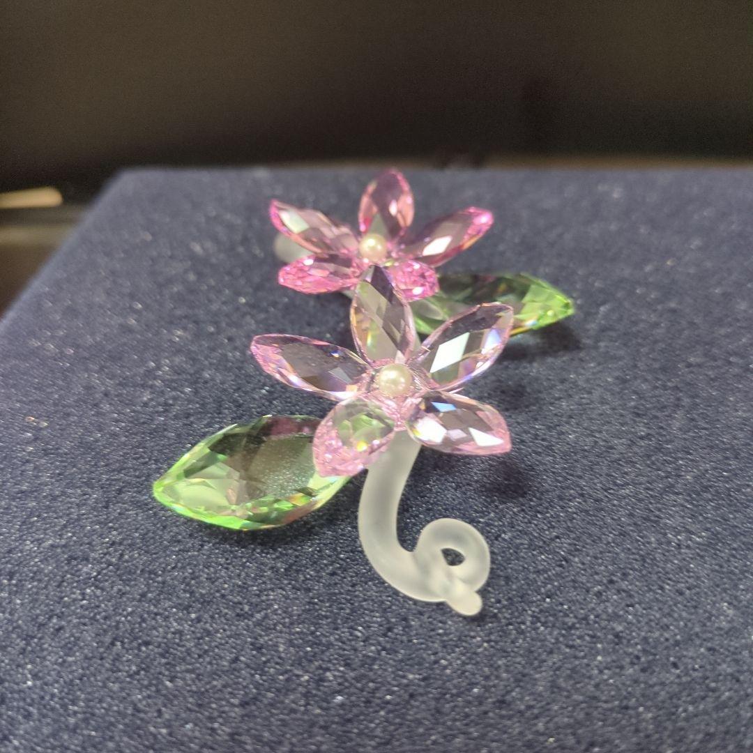 c*a様 スワロフスキー ジャスミン フラワー Swarovski 置物