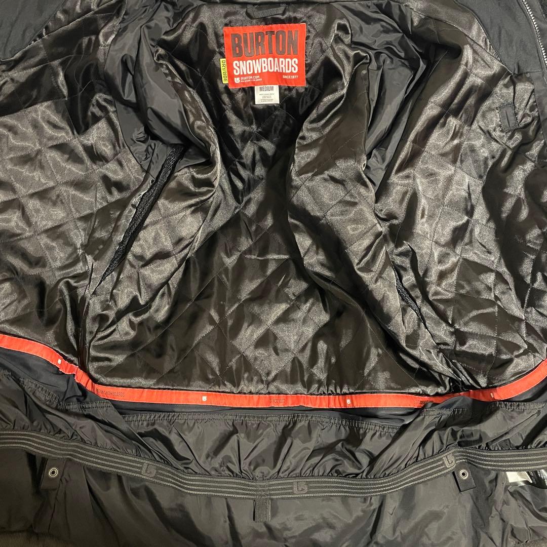 Burtonバートンスキーウェアスノーボードジャケット黒ブラックコーデュロイ