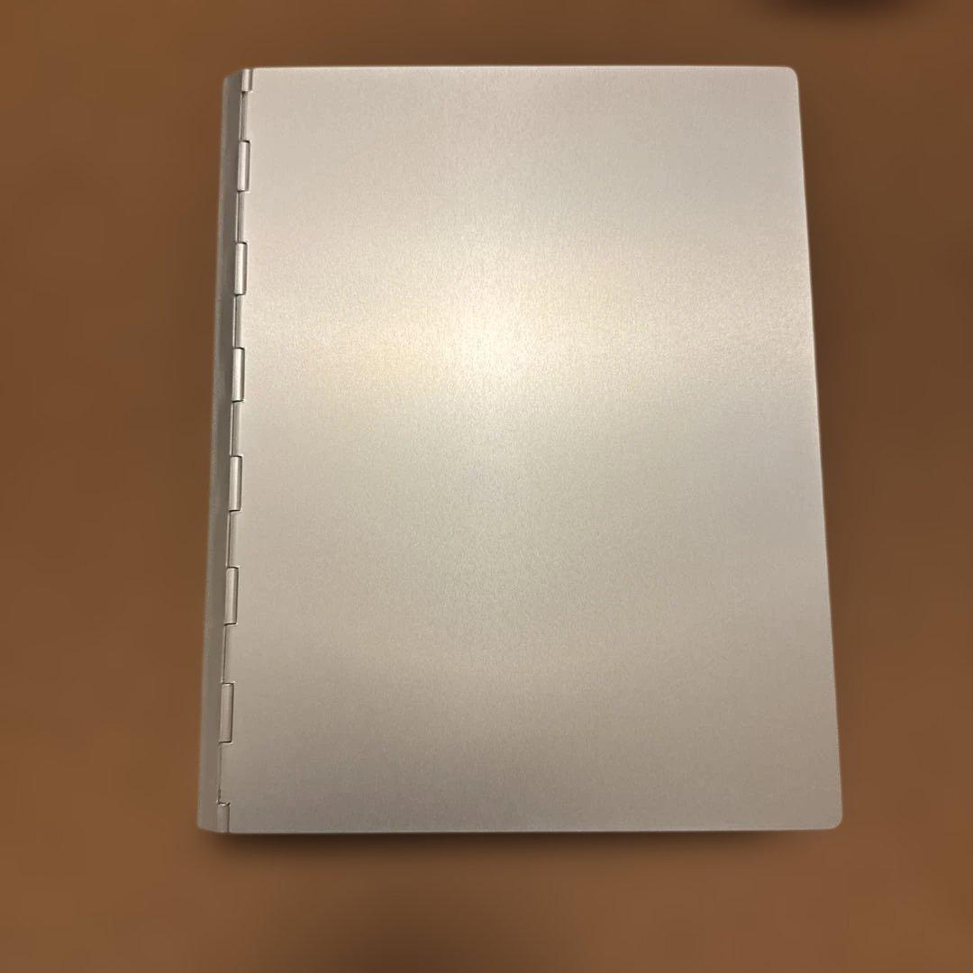無印良品　廃盤品　アルミ　バインダー　b5 26穴