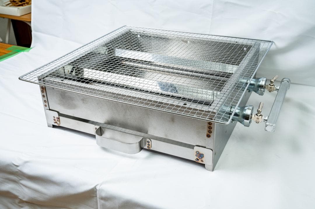 焼物グリラー 幅450x奥450 業務用 LPガス式 網焼き器 プロパン 海の家
