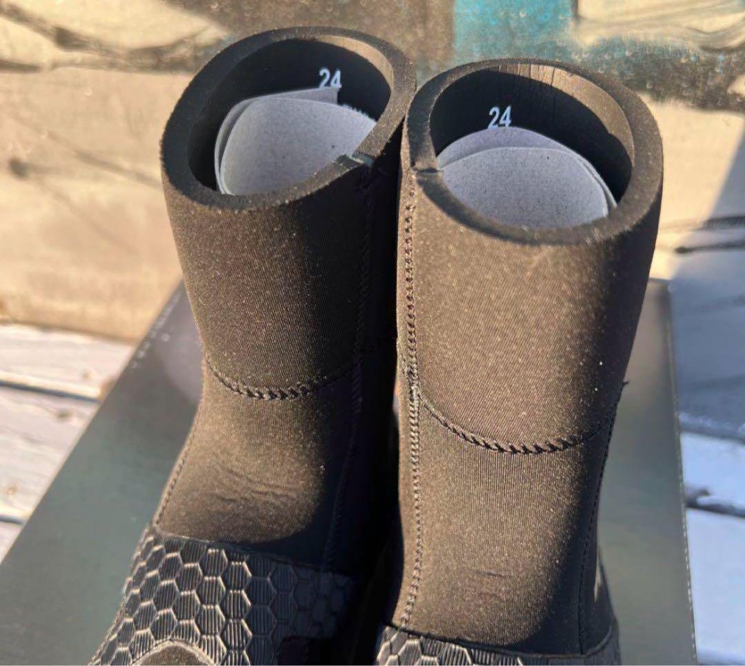 ツールス　サーフブーツ　エックスフィット　サーフィン　防寒対策　5ミリ　24cm