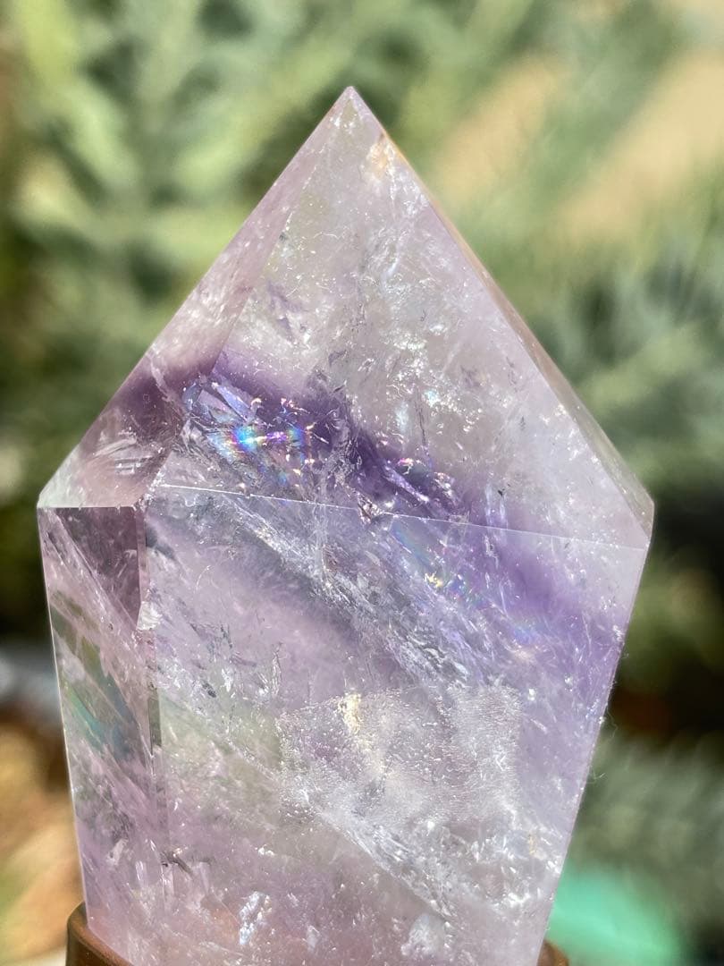 ブラジル　ミナスジェライス州　アメジスト　専用スタンド付き