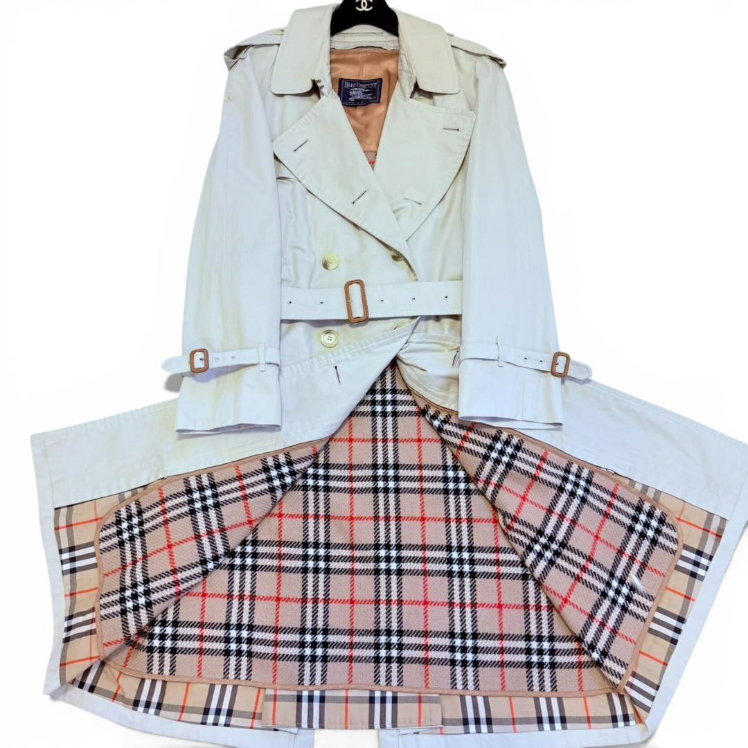 BURBERRYS 大きいサイズ マキシ丈 ライナー 2way トレンチコート