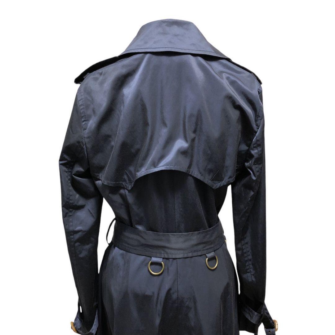 美品✨ラルフローレン ベルト付 トレンチコート ロングコート 11号 ネイビー