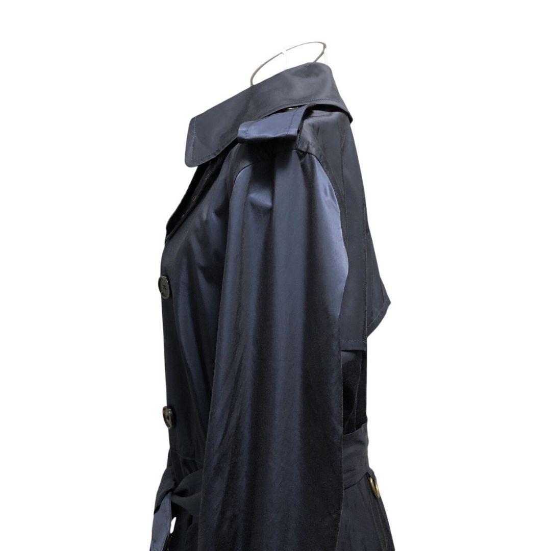 美品✨ラルフローレン ベルト付 トレンチコート ロングコート 11号 ネイビー