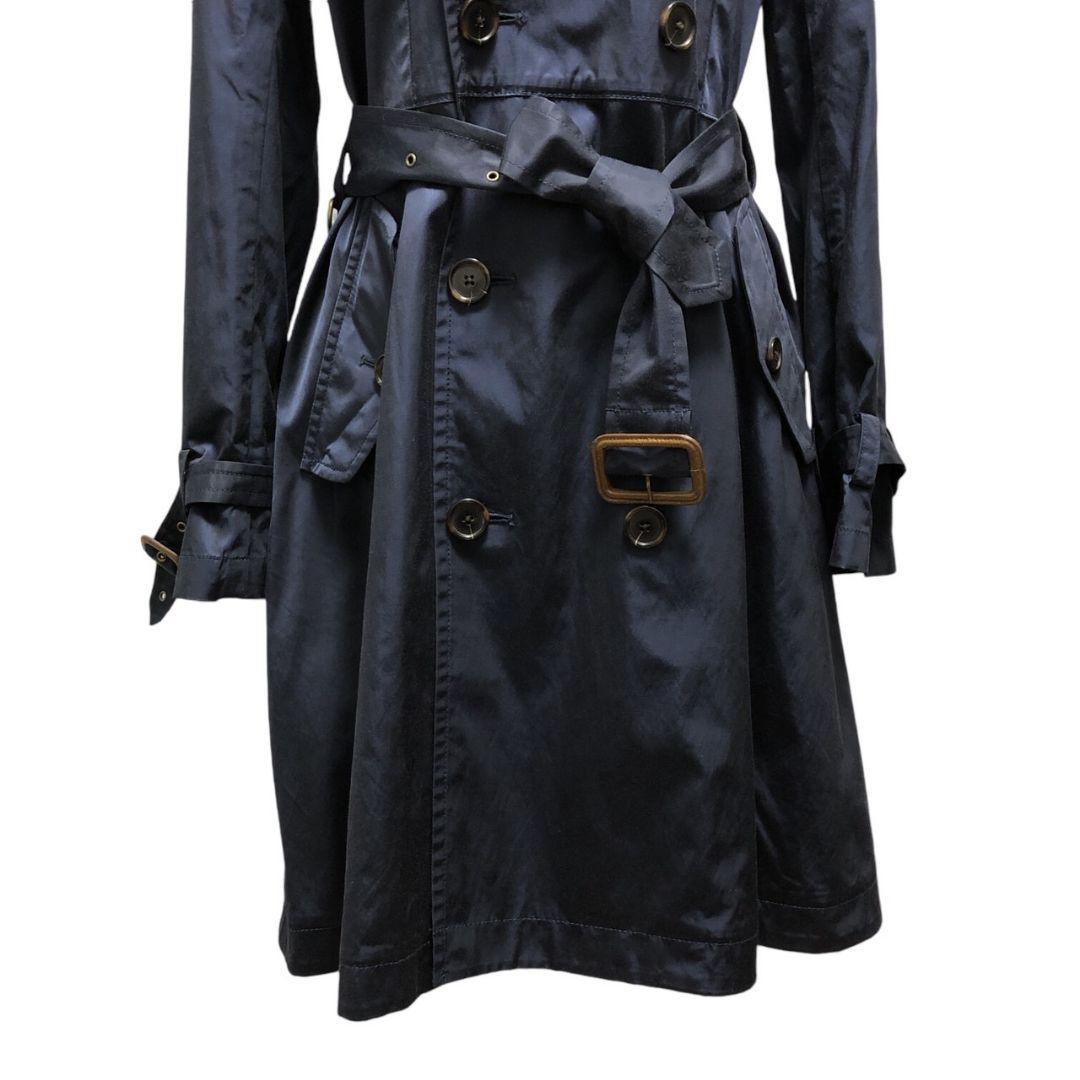 美品✨ラルフローレン ベルト付 トレンチコート ロングコート 11号 ネイビー