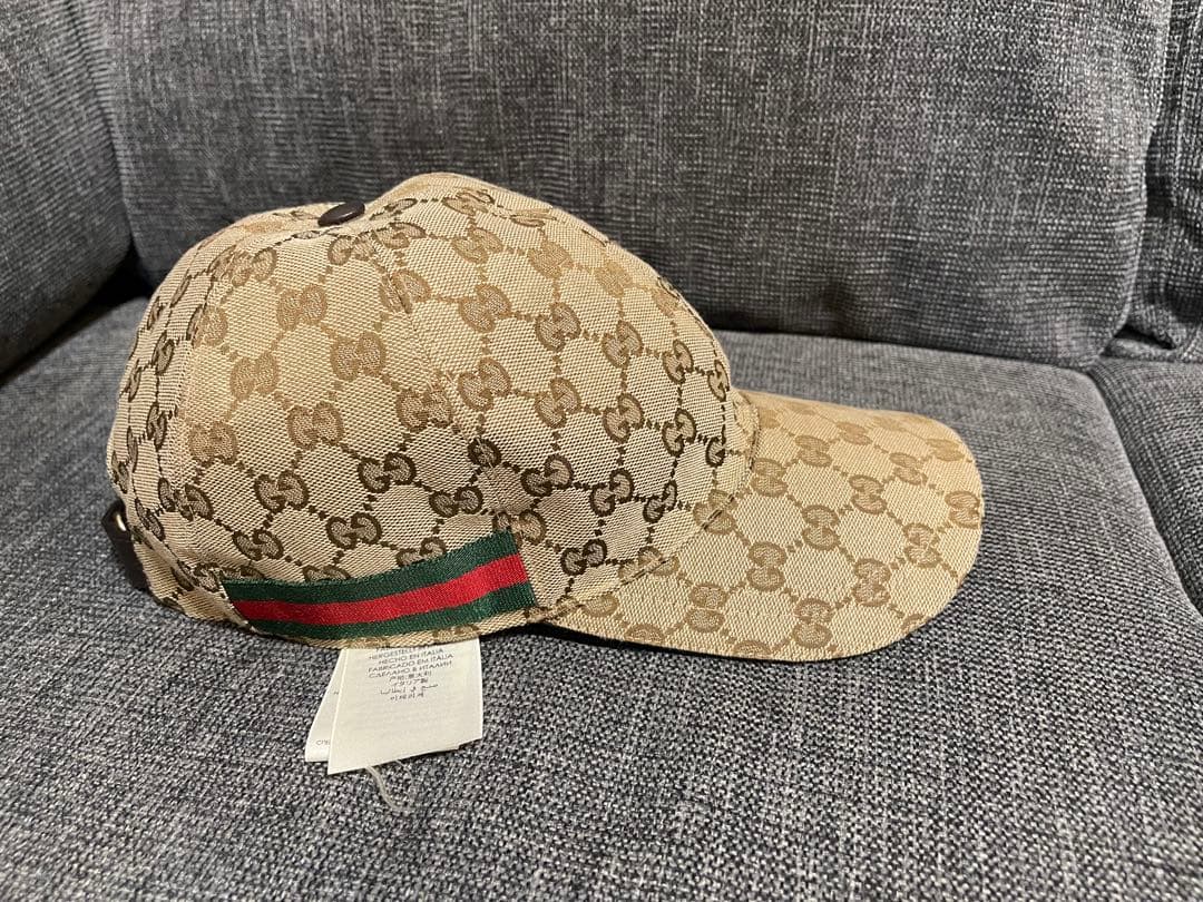 GUCCI GGパターン ベースボールキャップ Mサイズ