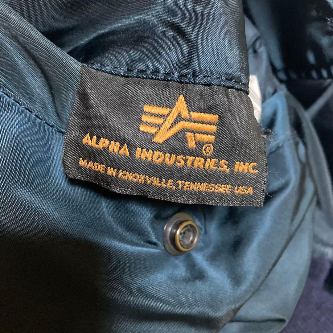 【アルファインダストリーズ】（M）MA1 フライトジャケット 米国製 ジップUP